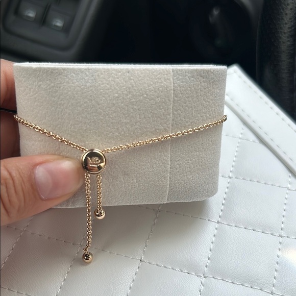 Banana Republic Gold Bracelet with Crystal Accents - Picture 3 of 5